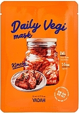 Fragrances, Perfumes, Cosmetics Facial Sheet Mask - Yadah Daily Vegi Kimchi Mask