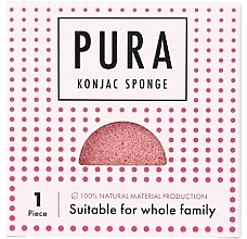 Fragrances, Perfumes, Cosmetics Konjac Sponge, pink - Sister Young PURA Konjac Sponge Pink