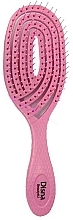 Oval Vented Hair Brush, pink - Disna Beauty4U Magic Twister Brush — photo N1