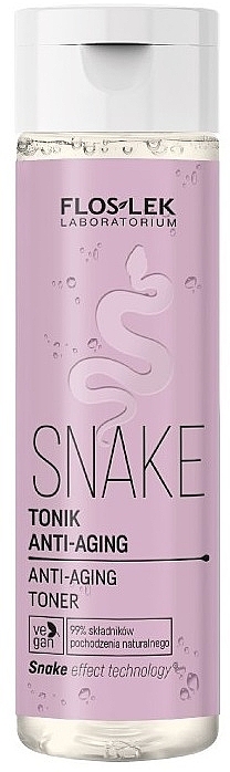 Face Toner - FloSleK Snake Anti-Aging Toner — photo N1