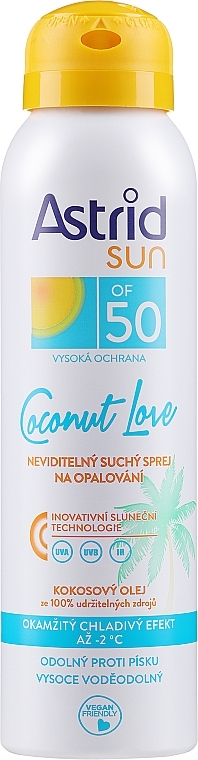 Dry Sun Spray SPF 50 - Astrid Dry Sun Spray Coconut Love SPF50 — photo N1