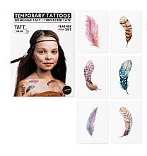 Temporary Tattoo - TATTon.me Feather Set — photo N4