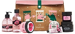 Fragrances, Perfumes, Cosmetics 8-Piece Set - The Body Shop Bloom & Glow British Rose Ultimate Gift