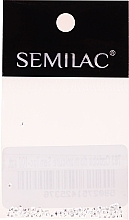 Fragrances, Perfumes, Cosmetics Nail Art "Silver Square" - Semilac Nailart 763