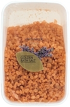 Coarse-Grained Bath Salt "Golden" - Organique Bath Salt Golden — photo N1