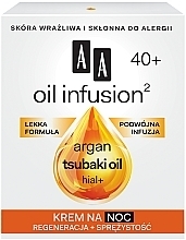 Fragrances, Perfumes, Cosmetics Regenerating Night Cream - AA Oil Infusion Regenerating Night Cream 40+