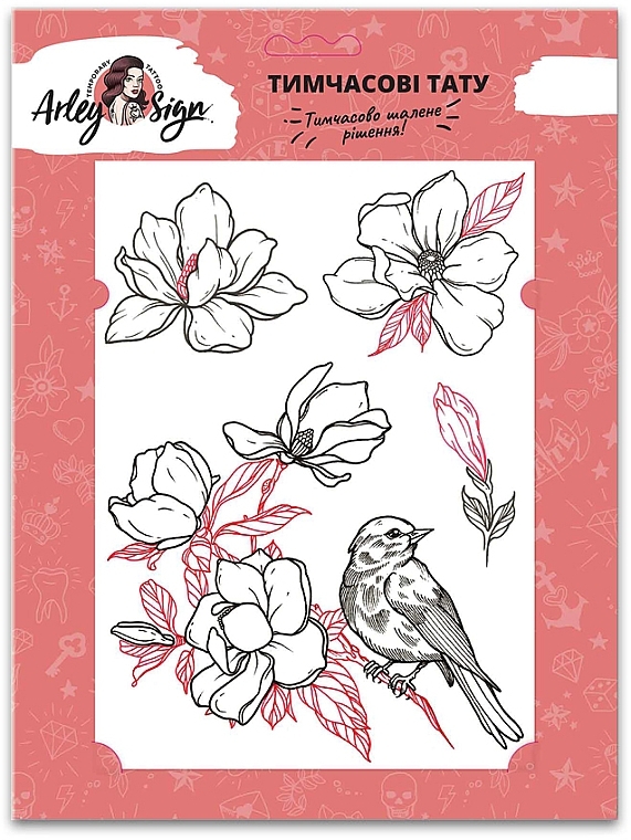 Flash Tattoo "Magnolia Season" - Arley Sign — photo N1