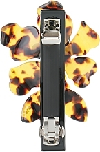 Hair Clip 'Orchid', 0807, leopard - Elite — photo N4