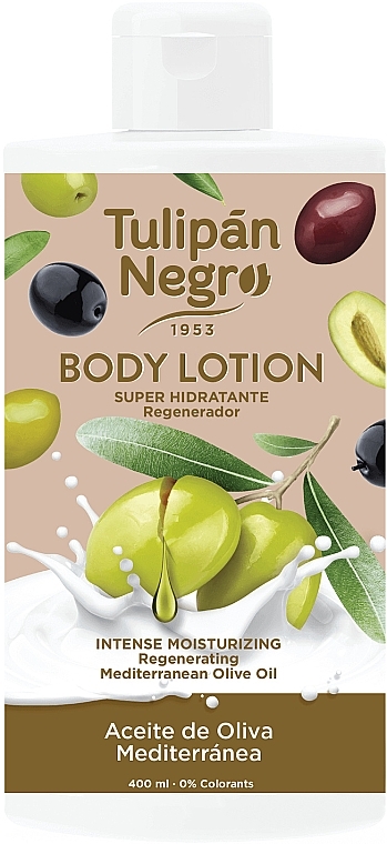 Mediterranean Olive Oil Body Lotion - Tulipan Negro Mediterranean Olive Oil Body Lotion — photo N1