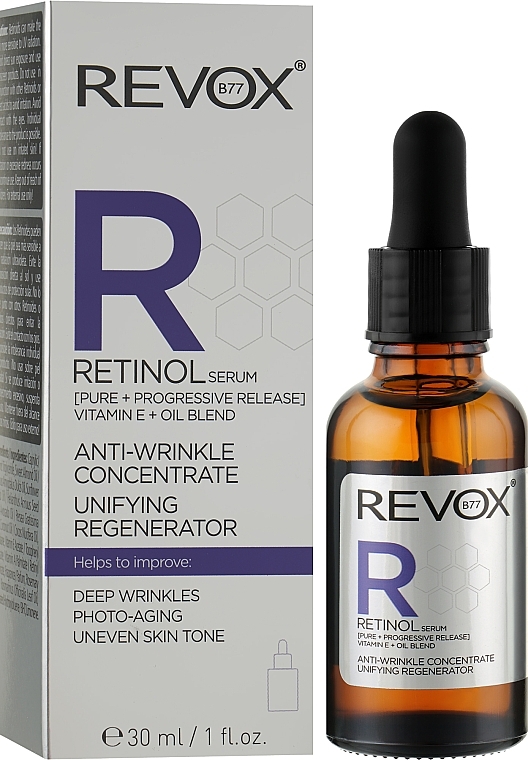 Retinol Face Serum - Revox Retinol Serum Unifying Regenerator — photo N2