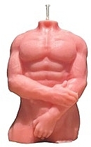 Fragrances, Perfumes, Cosmetics Male Torso Decorative Candle, nude - KaWilamowski