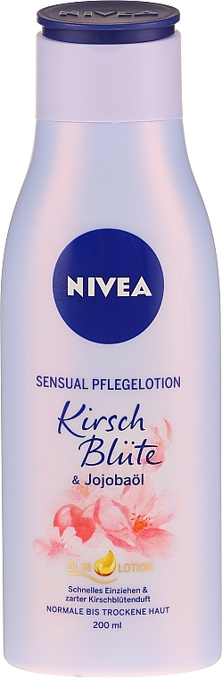 Body Lotion - NIVEA Oil in Lotion Cherry Blossom & Jojoba Oil — photo N3