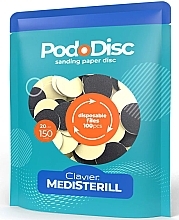 Pedicure Disc Refills M 150/20 mm - Clavier Medisterill PodoDisc — photo N1