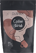 Fragrances, Perfumes, Cosmetics Coffee Scrub "Chocolate & Coconut" - Dushka