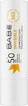 Ultra-Protective Invisible Lip Balm Stick SPF 50 - Babe Laboratorios Sun Protection Invisible Lip Protection — photo N1
