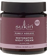 Anti-Aging Night face Cream - Sukin Purely Ageless Restorative Night Cream — photo N2