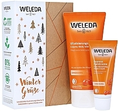 Fragrances, Perfumes, Cosmetics Set - Weleda Sanddorn Set (sh/gel/200ml + h/cr/75ml)