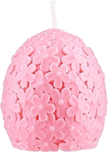 Fragrances, Perfumes, Cosmetics Decorative Candle with Prosseco Scent 'Egg with Flowers' - KawilaMovski