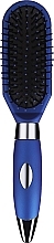 Oval Massage Hair Brush, 24 cm, blue - Titania Hair Care — photo N1