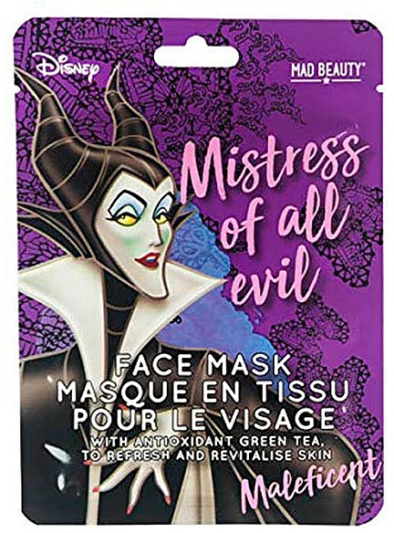Face Mask - Disney Mad Beauty Sheet Maleficent Face Mask — photo N1