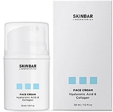 Moisturizing Face Cream with Hyaluronic Acid & Collagen - SKINBAR Hyaluronic Acid & Collagen Face Cream — photo N4