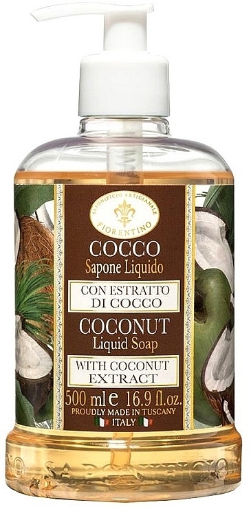 Coconut Liquid Soap - Saponificio Artigianale Fiorentino Coconut Liquid Soap — photo N1