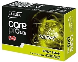 Fragrances, Perfumes, Cosmetics Men Antibacterial Soap - Luksja Care Pro Men Sport Soap