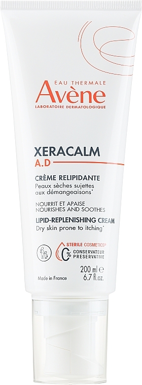 Face and Body Cream - Avene XeraCalm A.D Cream Relipidant — photo N4