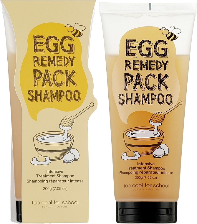 Repair Hair Shampoo - Too Cool For School Egg Remedy Pack Shampoo — photo N2