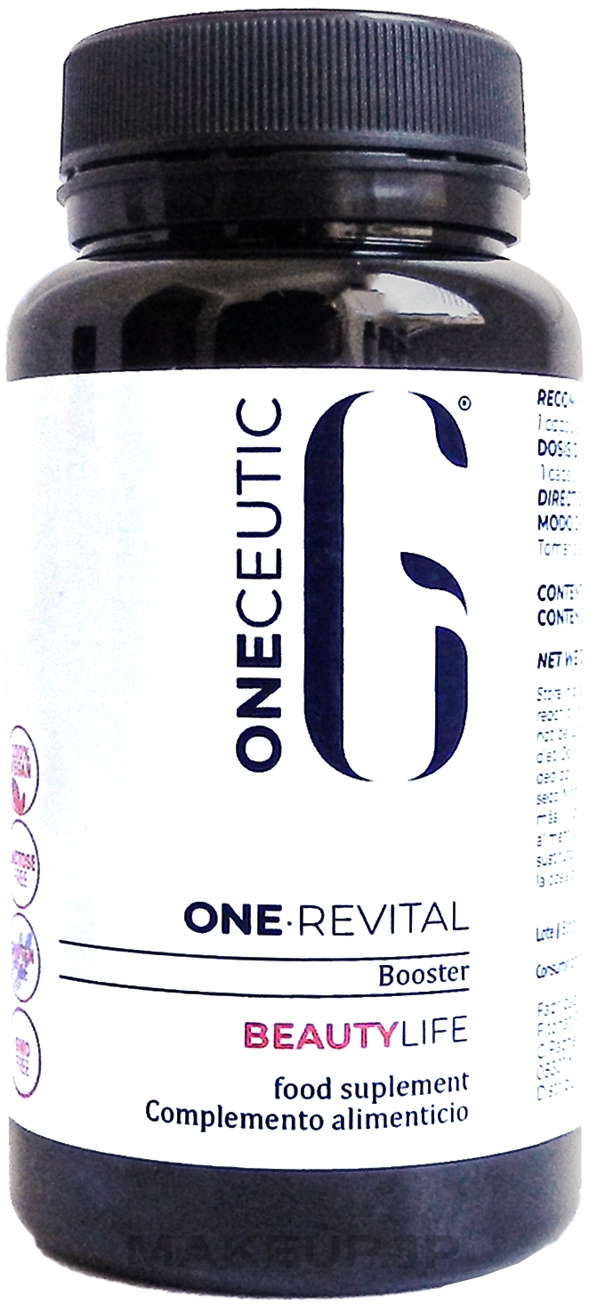 Dietary Supplement to Prevent Premature Ageing - Oneceutic One Revital Booster Beauty Life Food Suplement — photo 30 szt.