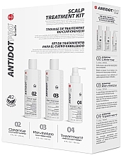 Fragrances, Perfumes, Cosmetics Set - Antidot Pro Scalp Treatment Kit (shampoo/240ml + h/mask/240ml + h/spray/120ml)	