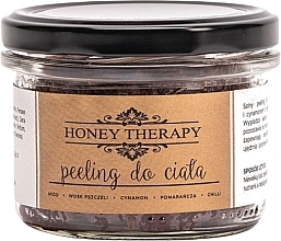 Fragrances, Perfumes, Cosmetics Cinnamon, Orange & Chili Body Scrub - Lyson Honey Therapy