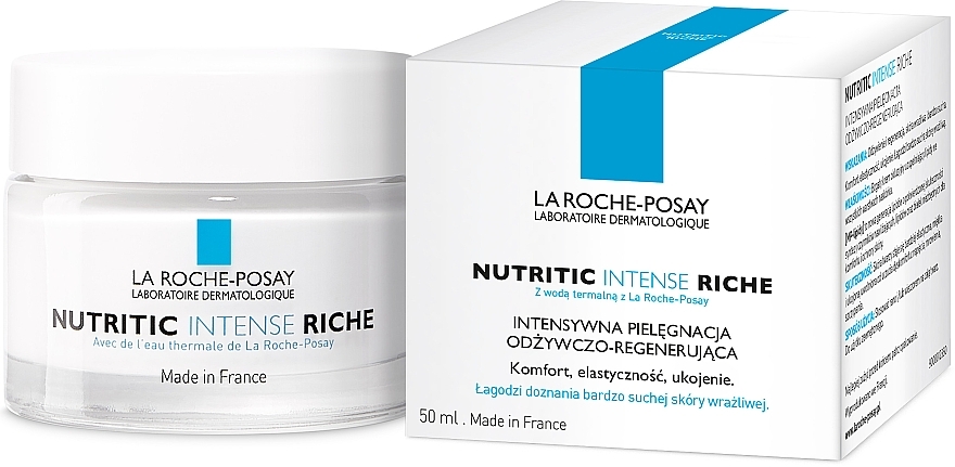 Nourishing & Deep Reconstituting Cream for Very Dry Skin - La Roche-Posay Nutritic Intense Riche — photo N2