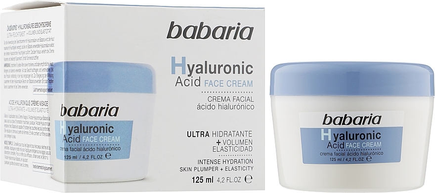 Hyaluronic Acid Face Cream - Babaria Hyaluronic Acid Face Cream — photo N1