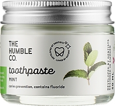 Fragrances, Perfumes, Cosmetics Natural Remineralizing Toothpaste in Glass Jar "Refreshing Mint" - The Humble Co. Mint Toothpaste