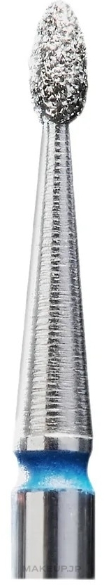 Diamond Nail Drill Bit "Bud", blue, 1,8mm/4mm - Staleks Pro — photo 1 szt.