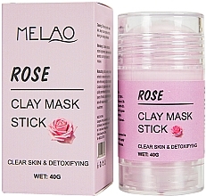 Rose Facial Stick Mask - Melao Rose Clay Mask Stick — photo N1