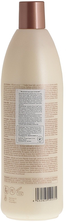 Milk Oxidant - Green Light Luxury Haircolor Oxidant Milk 3% 10 vol. — photo N2