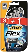 Shaving Razor, 4pcs - Bic Flex 3 Classic — photo N3