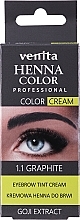 Brow Henna Cream Color - Venita Professional Henna Color Cream Eyebrow Tint Cream — photo N5