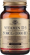 Vitamin D Dietary Supplement - Solgar Vitamin D3 1000 IU Cholekacyferol — photo N5
