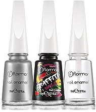 Fragrances, Perfumes, Cosmetics Nail Polish Set - Flormar Graffiti Nail Set