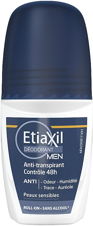 Men Roll-On Antiperspirant - Etiaxil Men Antiperspirant Deodorant Protection 48H Roll-on — photo N1