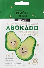 Fragrances, Perfumes, Cosmetics Avocado & Vitamin E Gel Mask - Beauty Derm Skin Care