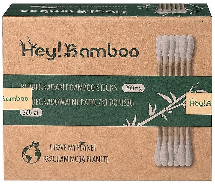 Cotton Buds, 200pcs - Hey! Bamboo — photo N1