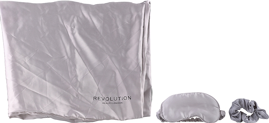 Sleep Set, 3 items, silver - Revolution Haircare The Beauty Sleep Satin — photo N3