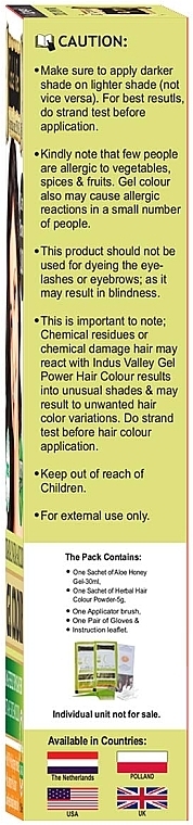 Hair Color - Indus Valley Gel Colour — photo N4