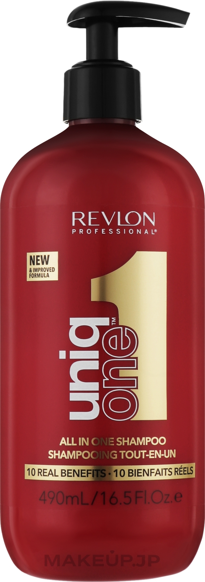 Shampoo with Pump - Revlon Professional Uniq One Shampoo — photo 490 ml