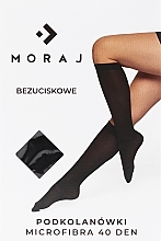 Fragrances, Perfumes, Cosmetics Women Microfiber Socks, 1 pair, 40 den, nero - Moraj
