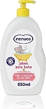 Liquid Bath Soap, with dispenser - Nenuco Moisturizing Bath Soap with Almond Milk — photo N2